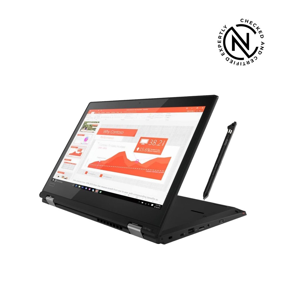 Lenovo ThinkPad L380 Yoga X360 – Core i7 8th Gen | 32GB RAM | 512GB SSD | Metal Body | Touchscreen + Pen | Used | UAE